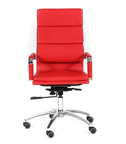 Офисное кресло CHAIRMAN 750 экокожа красная в Шахтах - предосмотр 1